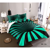 Time Quilt cover cover Home Textile D Digital Pillowcase Vio duvet Cross-Border Twisted Three-Piece 