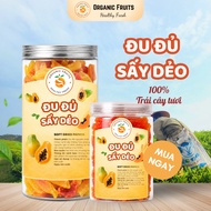 Organic Fruits Dried Papaya – Naturally Dried Ripe Papaya, Soft, Fragrant, Fruit Snack
