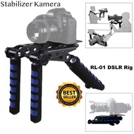 Stabilizer Kamera Foldable Shoulder Mount Rig for DSLR Holder Shoulder Camera Pegangan Perlengkapan