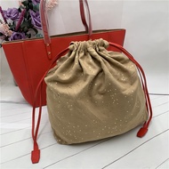 Postage Estee Lauder's new red handbag will hand in hand with the bag with liner drawstring bag simple lady bag.