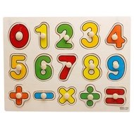 Wooden NUMBER Educational Learning toys Child Early Puzzle Board 1 to 3 Years Old baby toys