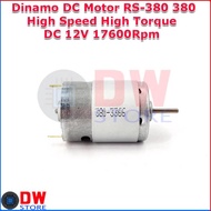 Dinamo DC Motor RS380 RS 380 DC 12V 6V-12V High Speed RPM Torque