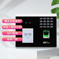 11💕 ZKTeco/Entropy-Based Technology XFace100Face Recognition Attendance Machine Access Control System Face Fingerprint M