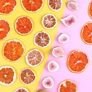 西柚橙子水果凍干網紅清新檸檬片