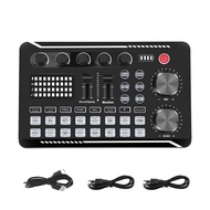 domain-F998 Sound Card Microphone Sound Audio Interface Mixer Sound Card Mixing Console Amplifier fo
