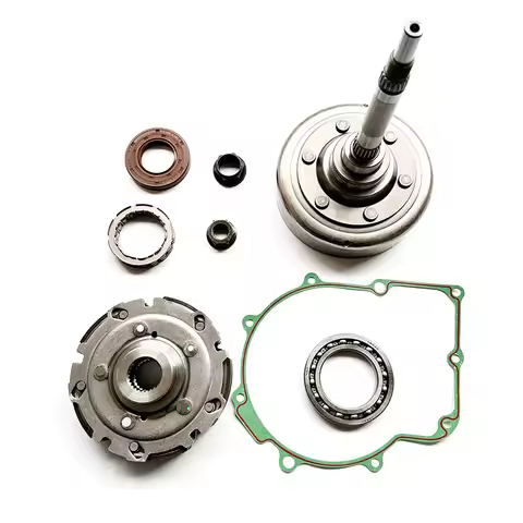 Wet Shoe Clutch Drum Housing Carrier One Way Bearing Kit for Hisun HS500ATV HS700ATV UTV ATV 700 500