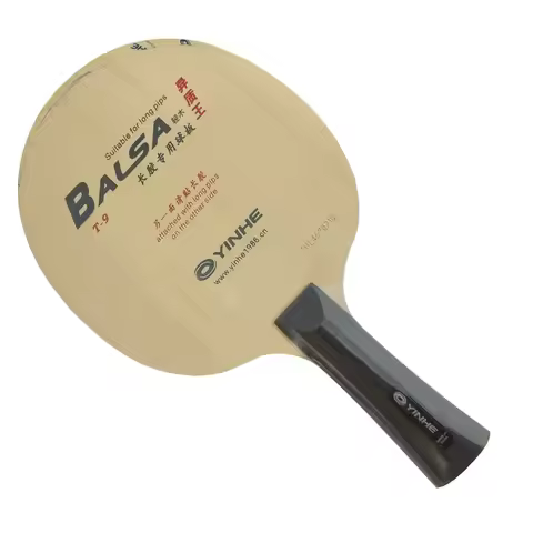 YINHE T-9 Balsa Table Tennis Blade Asymmetric Structure Light Racket for Long-pips Rubber T9 Carbon 