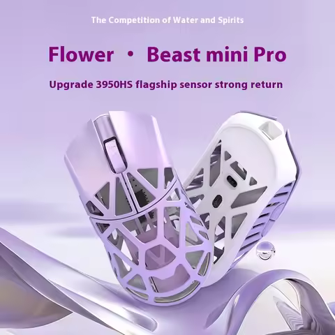 WLMouse BEAST X MINI Pro Mouse Custom PAW3950 8000Hz Dual Mode Wireless Lightweight 36g Magnesium Al