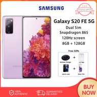 Samsung Galaxy S20 FE 5G Dual Sim 8GB RAM+128GB ROM Snapdragon 865 6.5" FHD + AMOLED Infinity-O Display - Triple Lens Camera - 4,500mAh Smartphone With Freebies