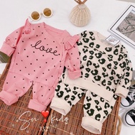 (3M-6/7Y) HM Kids Design Set Pyjamas Boy Girl |Stock Clearance| Koleksi Fesyen Budak Lelaki  Perempu