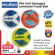 [100% Original ] MOLTEN Vantaggio  F9A 1510  Futsal Ball Tournament Size 4 Orange Blue Yellow Compet