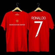 CR7 CR 7 LEGEND MANCHESTER UNITED COTTON COMBED RONALDO T-SHIRT