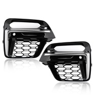 Chrome Foglamp Car Fog Lamp Frame Trim Foglight Grill Grille Front Bumper Fog Light Cover For BMW X3 X4 G01 G02 2018 201