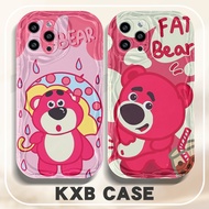 田VIVO Hot products 田Strawberry Bear couple art Casing For VIVO V27E S16E V29E V30 S18 V40 V50 V9 Y85