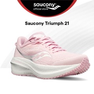 Saucony Triumph 21 Road Running Cushion Shoes Women's - Petal/Silver S10881-34