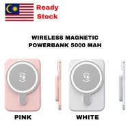 🔥5000MAH WIRELESS SLIM POWERBANK FAST CHARGES MAGNETIC SUCTION POWERBANK 5000MAH PORTABLE EXTERNAL P