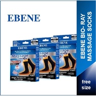 EBENE Bio-Ray Foot Massage Socks Massage Therapy Free Size Men (Long)