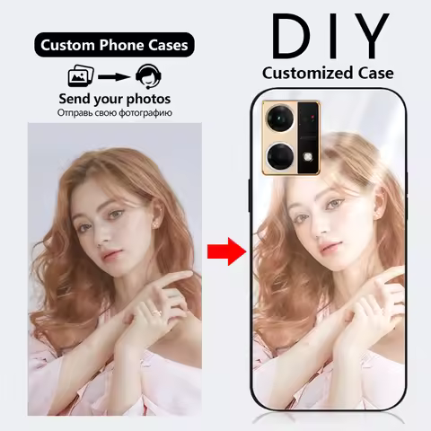 DIY Personalized Custom Photo Case For OPPO Reno 6 3 4Z 4 5F 2 2F 2Z 3 6Z 6 5Z 5 Pro Plus Lite 10X Z