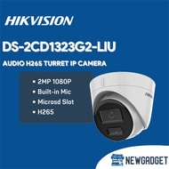 HIKVISION DS-2CD1323G2-LIU 2MP SMART HYBRID LIGHT TURRET IP CAMERA