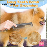 HAPPYLEAF Pet Razor Comb, Durable Safe Dogs Razor Comb, Cleaning Brush Universal Dog Grooming Comb
