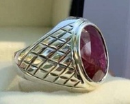 純正鴿血紅寶石戒指 碩大紅寶石戒指 非洲紅寶石戒指