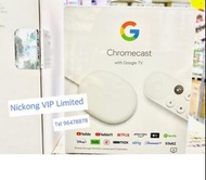 Google - Chromecast with Google TV -4K串流播放裝置 白色