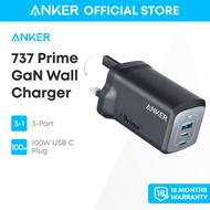 【GaN 100W】Anker GaN Prime Charger (100W, 3 Ports, GaN) A2343