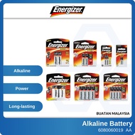 ENERGIZER Alkaline Battery AA AAA AAAA 9V D 1.5V E91 E92 E93 E96 C A23 Battery Energizer Max Long La