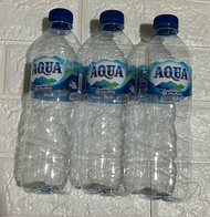 Botol Air Aqua bekas untuk pot aquarium ikan cupang kemasan barang prakarya siswa dll. Harga per 6 p