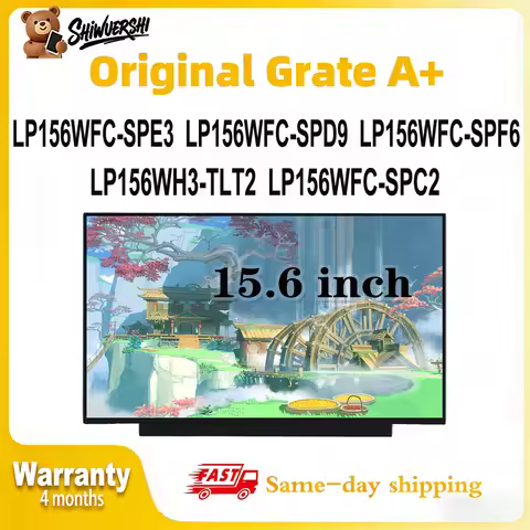 Original New A+ 15.6 inch Slim Laptop Lcd Screen Panel LP156WFC SPE3 LP156WFC SPD9 LP156WFC SPF6 LP1