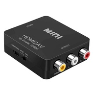 HDMI to RCA, 1080p HDMI to AV 3RCA CVBs Composite Video Audio Converter Adapter Supports PAL/NTSC fo