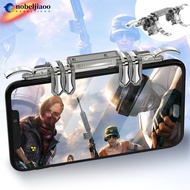 NOBELJIAOO K19 Adjustable 6 Fingers Phone Gamepad for Pubg Quick Reflection Gaming Controller Trigge