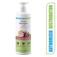 Mamaearth Onion Shampoo 400ml with Onion and Plant Keratin for Hair Fall Control