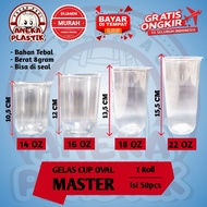 22 OZ OVAL CUPS 22 OZ PLASTIC CUPS MASTER BRAND AVAILABLE OVAL CUPS SIZE 22OZ 18OZ 16OZ 14OZ 12OZ - 