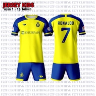 RONALDO KIDS JERSEY ALNASSR JERSEY KIDS FOOTBALL SHIRT BOYS CLOTHES WORLD CUP JERSEY 2022_2023
