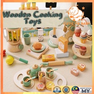 Girl High Tea Party Wooden Pretend Play Set Blender Toys Cake Toys Girl