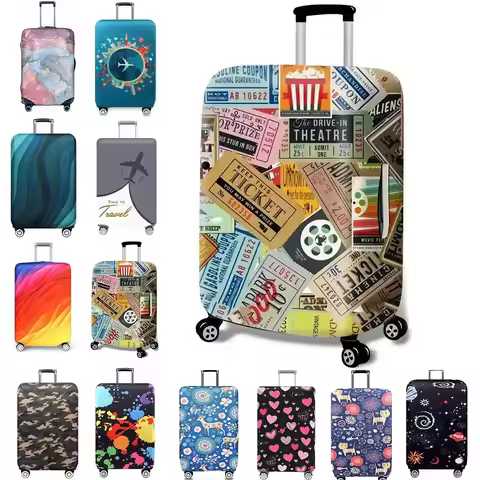 Luggage Cover Suitcase cover Stretch Luggage Protector Baggage Dust Case Covers Suitable18-32Inch Su