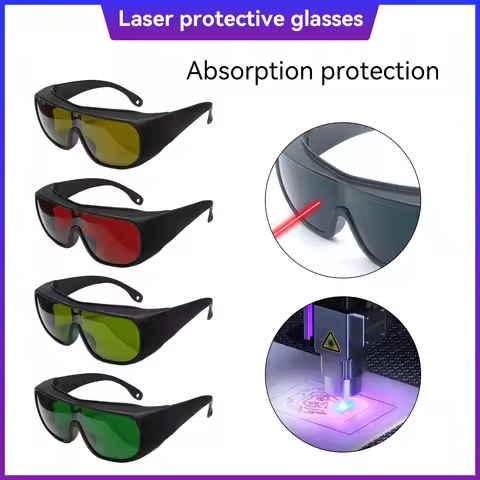 laser protective glasses 532 1064 808 190-2000nm 10600nm OD6 CO2 Laser Glasses Protection Goggles Fo