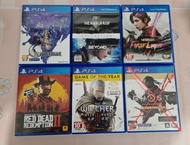 PS4 遊戲合集Valkyrie Elysium Heavy Rain Beyond First Light Red Dead The Witcher  極樂淨土  暴雨殺機 惡名昭彰  碧血狂殺  
