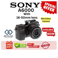Sony A6000 with 16-50mm lens (Used) Good condition [Ready Stock]