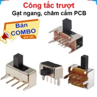 (10 Pieces) slide switch, PCB welding horizontal adjustment pin slide switch