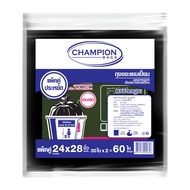 CHAMPION Garbage Bag 24x28" 30 bags x 2 24x28" 30 x 2