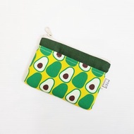 【酪梨-(深綠)】 水果系!!! 零錢包 隨身包 拉鏈袋 母親節