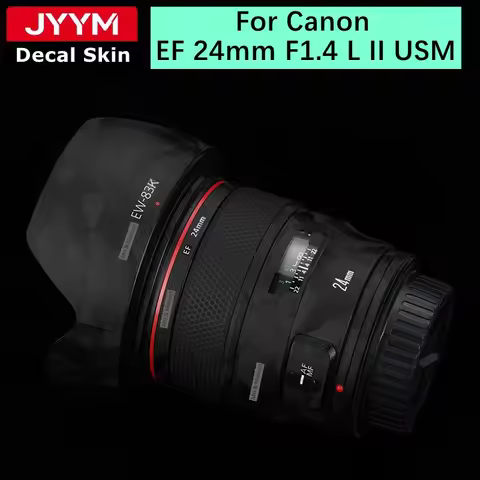Lens Sticker For Canon EF 24mm F1.4 L II USM Decal Skin Vinyl Wrap Film Anti-Scratch Protector Coat 