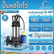 MR.PUMP ไดโว่ (ตัวเลือก VP180F ท่อออก 1.25นิ้ว 180วัตต์ /VP450F ท่อออก 2นิ้ว 450วัตต์/VP750F ท่อออก