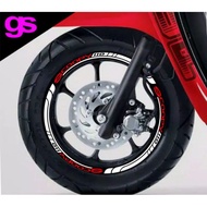 Sticker pelek scoopy striping scoopy