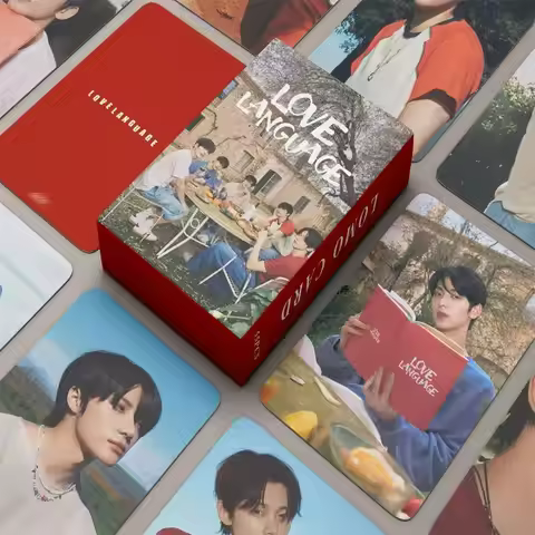 55Pcs Idol Boy New Album Studio Photocards High Quality Lomo Cards HUENINGKAI TAEHYUN BEOMGYU SOOBIN