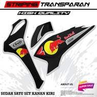 HONDA TRANSPARENT STRIPING VARIATIONS (AO6) GENIO STICKERS, THE LATEST, COOL, SIMPLE MOTIFS