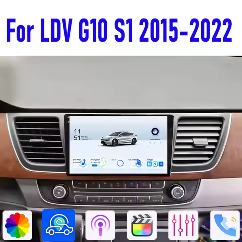 GPS 9'' For LDV G10 S10 2015-2022 Car Radio Head Unit Carplay Apple Android 15 Auto Intelligent Syst