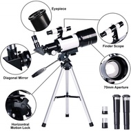 F30070M Single-tube High-definition Telescope, Space Astronomical Telescope with Viewfinder, Large-a